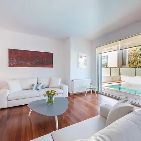 Adelos Luxury Villa-Maisonnete With Pool In Elliniko Athens Villa *